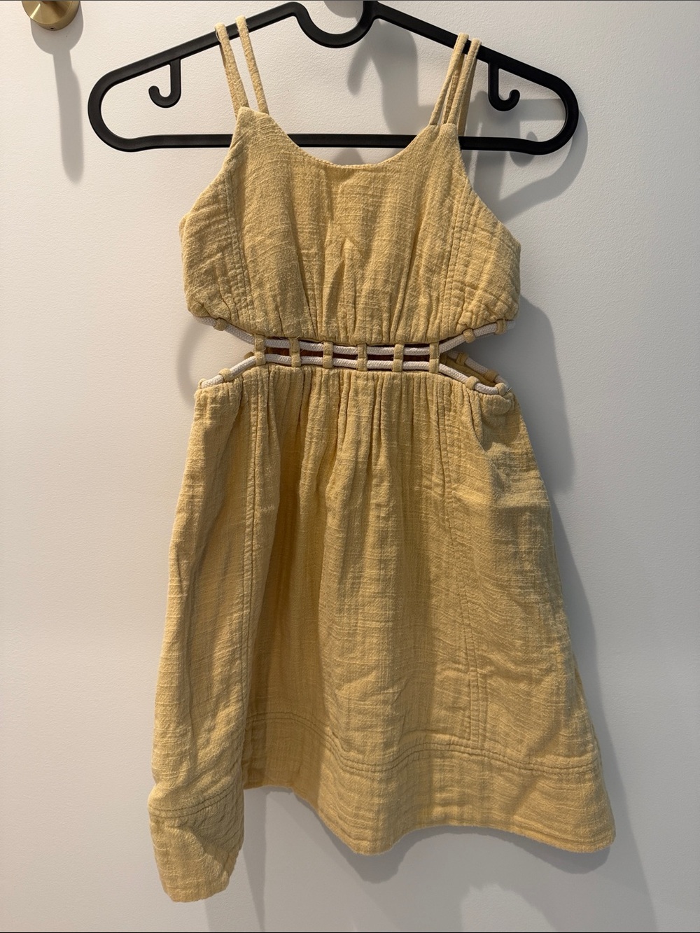 Zara Creamy Yellow Sun Dress